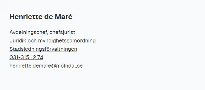 Utseende på kontaktkort för en person.