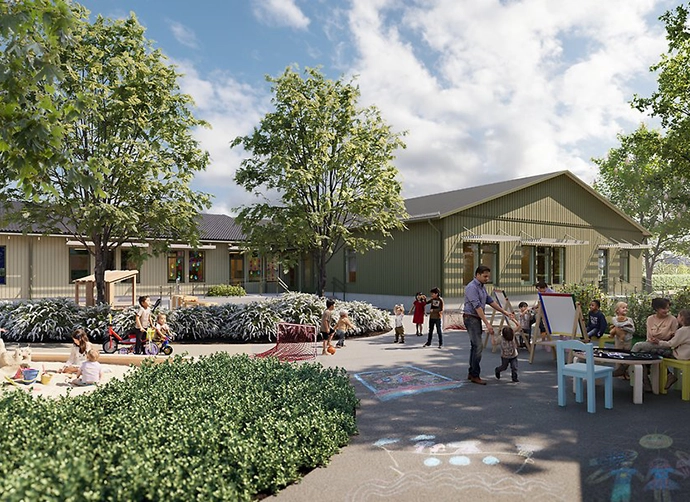 Visionsbild framtagen av Liljewall arkitekter.